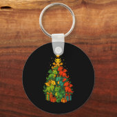 Dragon Christmas Tree Funny Dragon Xmas  Sleutelhanger (Voorkant)