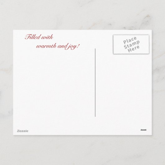 Dragon Christmas Yule Card Feestdagenkaart (Achterkant)