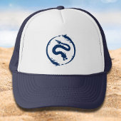 Dragon Circle in dark Dark Blue Trucker Pet