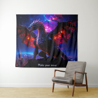 Dragon City 001 Tapestry Wandkleed