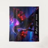 Dragon City 001 Tapestry Wandkleed (Voorkant)