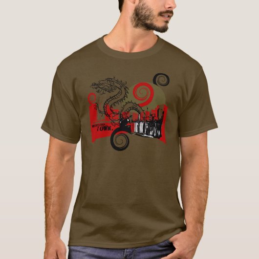 Dragon City Graphic T-shirt (Voorkant)
