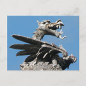 Dragon, City Hall Cardiff, Wales, Verenigd Koninkr Briefkaart (Voorkant)