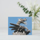 Dragon, City Hall Cardiff, Wales, Verenigd Koninkr Briefkaart (Staand voorkant)