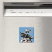 Dragon, City Hall Cardiff, Wales, Verenigd Koninkr Magneet (Insitu (Vaatwasser))