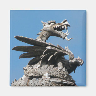 Dragon, City Hall Cardiff, Wales, Verenigd Koninkr Magneet