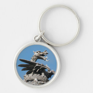 Dragon, City Hall Cardiff, Wales, Verenigd Koninkr Sleutelhanger