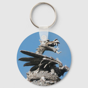 Dragon, City Hall Cardiff, Wales, Verenigd Koninkr Sleutelhanger