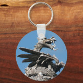 Dragon, City Hall Cardiff, Wales, Verenigd Koninkr Sleutelhanger (Voorkant)