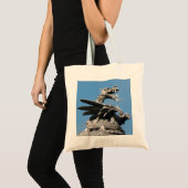 Dragon, City Hall Cardiff, Wales, Verenigd Koninkr Tote Bag (Voorkant (product))