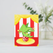 Dragon Clowne Briefkaart (Staand voorkant)
