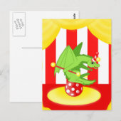 Dragon Clowne Briefkaart (Voorkant / Achterkant)