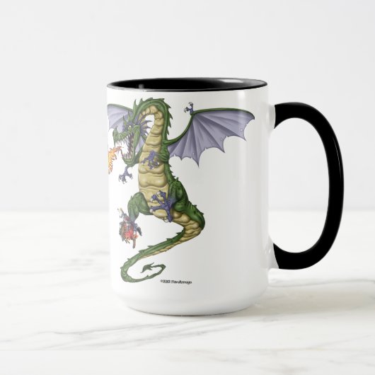 Dragon Coffee Mugs and Beer Steins Mok (Rechts)