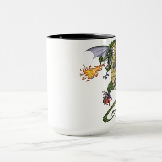 Dragon Coffee Mugs and Beer Steins Mok (Midden)