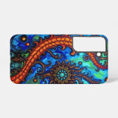 Dragon Comet: Celestial Flame Samsung Galaxy Hoesje (Achterkant horizontaal)