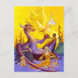 Dragon Cookout Briefkaart