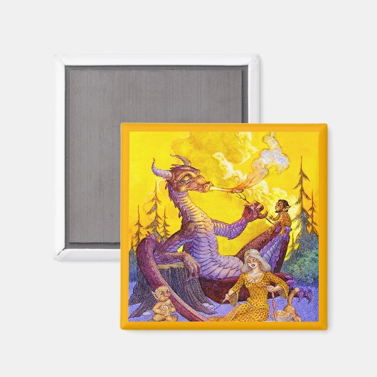 Dragon Cookout Magnet (Voorkant / Achterkant)