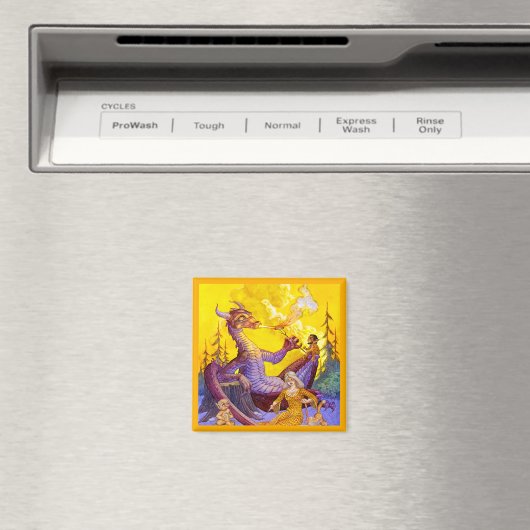 Dragon Cookout Magnet (Insitu (Vaatwasser))