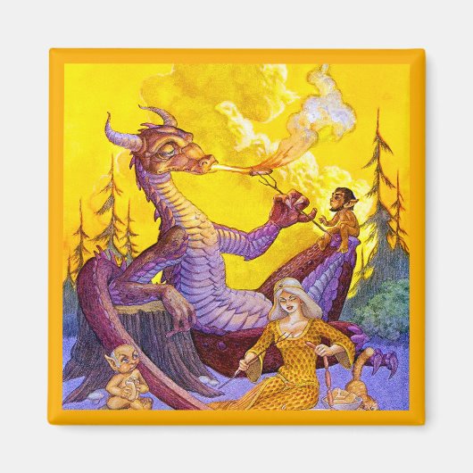 Dragon Cookout Magnet (Voorkant)