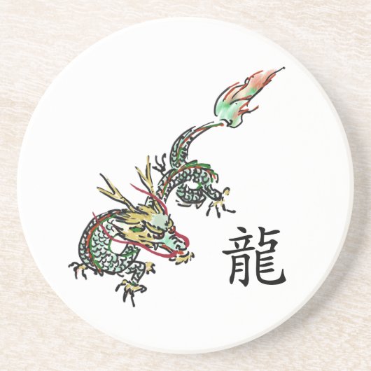 Dragon Coster Zandsteen Onderzetter (Voorkant)
