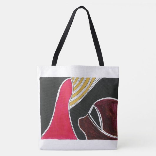 Dragon Courage Tote Bag (Voorkant)