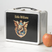 Dragon Crest metalen lunchbox (In situ)