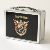 Dragon Crest metalen lunchbox (Voorkant)