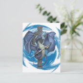 Dragon Cross - Briefkaart (Staand voorkant)