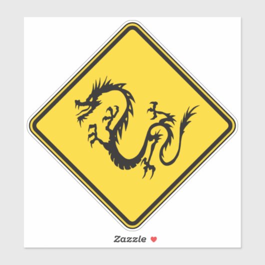 Dragon Crossing Sticker (Vel)