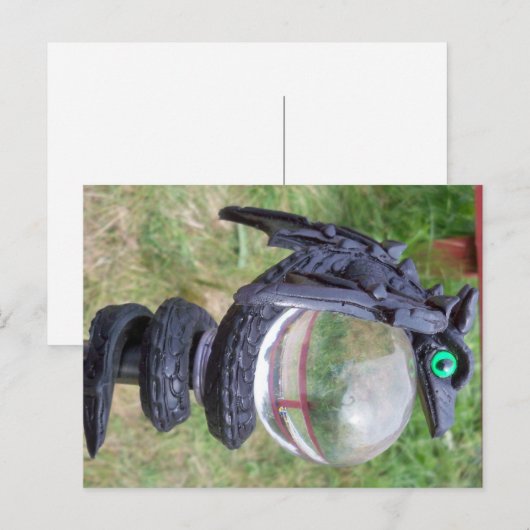 Dragon Crystal Personeel Briefkaart (Voorkant / Achterkant)