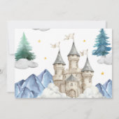 Dragon Cute Boy Birthday Watercolor Bedankkaart (Achterkant)