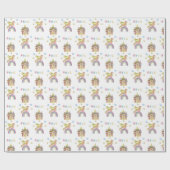 Dragon Cute Castle Magical medieval Funny Cadeaupapier (Vlak)