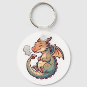 Dragon Cute Zodiac Sleutelhanger (Achterkant)