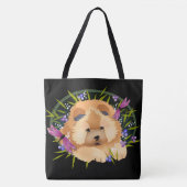 DRAGON DANCE - CHOW crossbody of canvas tas (Voorkant)