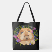 DRAGON DANCE - CHOW crossbody of canvas tas (Achterkant)
