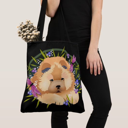 DRAGON DANCE - CHOW crossbody of canvas tas (Dichtbij)