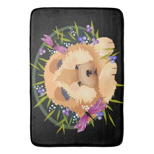 DRAGON DANCE chow puppy crate/badmat Badmat (Voorkant Verticaal)