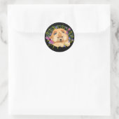 DRAGON DANCE - kies grootte/stijl vierkant sticker (Tas)