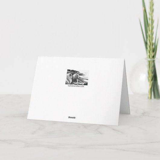 DRAGON DANCE Kunstkaarten Show Bedankkaart (Achterkant)