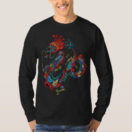 Dragon Dance Mannen Lange hoes T-shirt