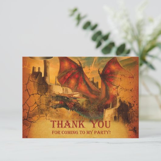 Dragon Dank je wel (Staand voorkant)