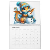 Dragon Days Geïllustreerde Stijl Kinder Kalender (Jan 2027)