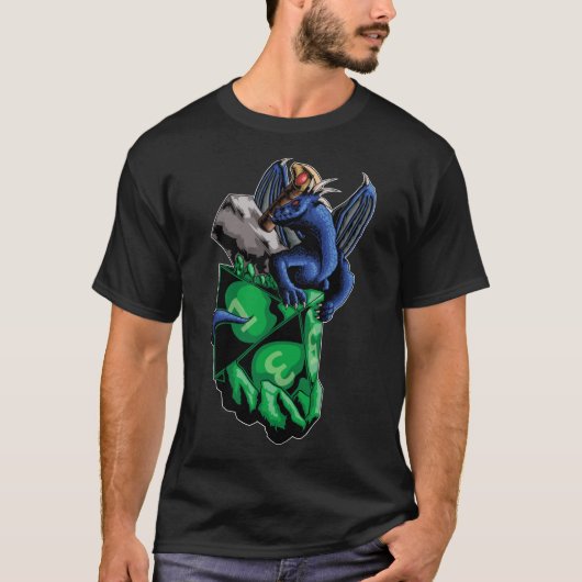 Dragon de Zafiro del Martillo T-shirt (Voorkant)