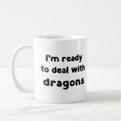 dragon deal met koffiemok (Links)