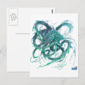 Dragon d'eau briefkaart (Voorkant / Achterkant)