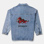 Dragon Design Denim Jacket (Achterkant)