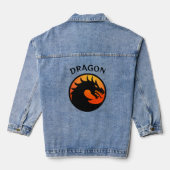 Dragon Design Denim Jacket (Achterkant)