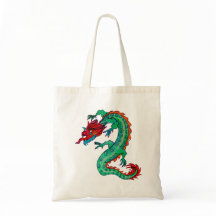 Dragon Design on Budget Canvas tas