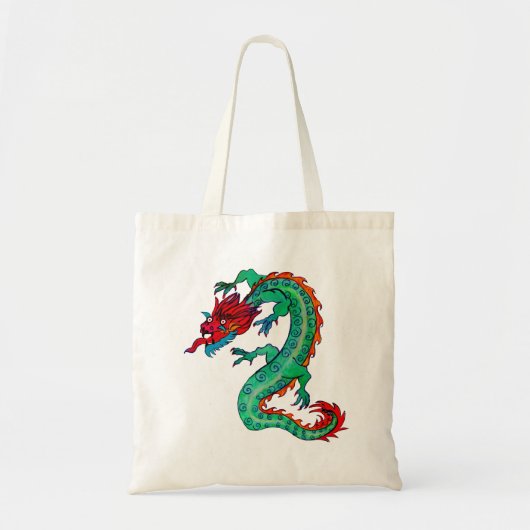 Dragon Design on Budget Canvas tas (Voorkant)