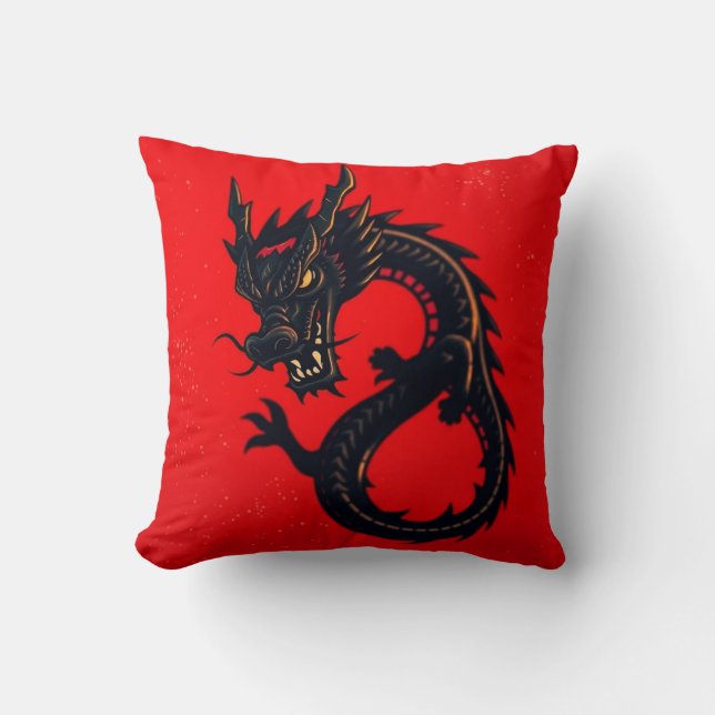 Dragon DESIGN PILLOW Kussen (Voorkant)